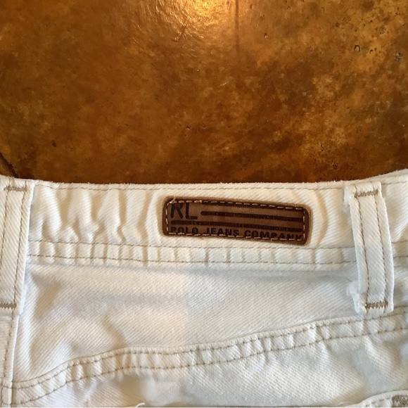 🎉Host Pick🎉 Ralph Lauren Polo Jeans Company white jean shorts. Sz 6 - Picture 4 of 5